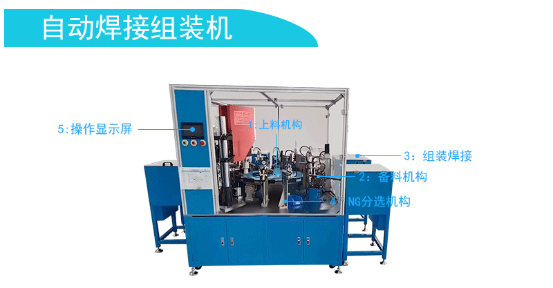 自動焊接組裝機將上料、焊接、組裝、扣上橡膠環等十二道工序進行全自動工作,顯示屏操作簡易解放雙手,高效節約時間成本,機器采用超聲波焊接功能,智能檢測遺漏產品和不良產品的分選。機器主要配件選用知名品牌,機器安全耐用,運行穩定可靠。 產品詳細: 型號:GST-YYG201A 電壓:220VAC 功率:2000W 產能:600/H 尺寸:280*250*220CM 重量:1000KG 配件:信捷 電壓頻率:50Hz±2% PLC:三凌 顯示器:威倫通 變頻器:匯川 振盤:創優 CCD視覺:基恩 自動焊接組裝機將上料、焊接、組裝、扣上橡膠環等十二道工序進行全自動工作,顯示屏操作簡易解放雙手,高效節約時間成本,機器采用超聲波焊接功能,智能檢測遺漏產品和不良產品的分選。機器主要配件選用知名品牌,機器安全耐用,運行穩定可靠。 產品詳細: 型號:GST-YYG201A 電壓:220VAC 功率:2000W 產能:600/H 尺寸:280*250*220CM 重量:1000KG 配件:信捷 電壓頻率:50Hz±2% PLC:三凌 顯示器:威倫通 變頻器:匯川 振盤:創優 CCD視覺:基恩